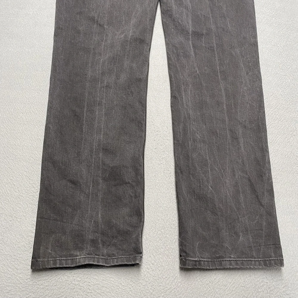 Levis 514 Jeans Mens 36x34 Black Slim Straight Denim Stretch Zip Fly Five Pocket